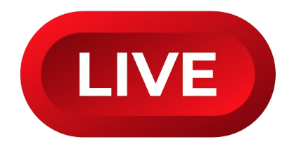 We're Live Logo